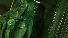 hey check out goldie suffering in that brutal nose bondage setup