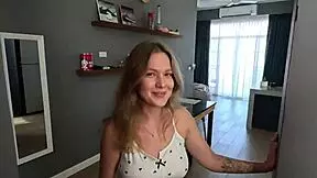 cheated on wife with hot neighbor she deepthroats then i blast cum on huge ass 💦🍑