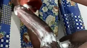 sneak peek bbc bodybuilder oils up for vacation creampie toy fuck