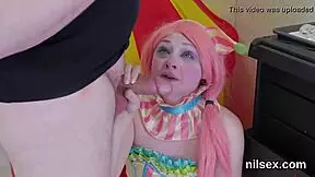 Nasty Teen's Tight Asshole Endures Hardcore BDSM Deepthroat Treatment