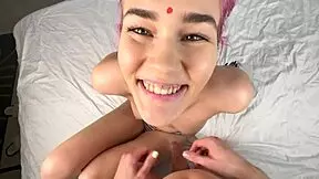 indian dream wife moans juicy on huge cock missionary pov closeup bedroom