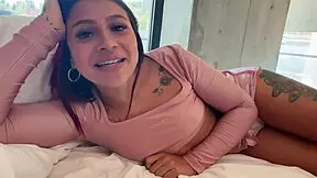 Latina Step Sister Squirts on Big Cock! Luisa Lucifer Fantasy