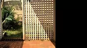 huge boobs on pregnant ebony neighbor bounce softly in homemade solo clip