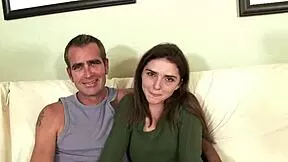 nerdy avery moon takes a pounding from her tall boyfriend's hard thrusts