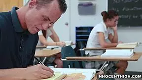 naughty izzy bell sucks big cock bent over doggystyle uniform roleplay