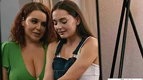 stepdaughter wanna lick stepmom's ass while fingering her wet pussy?