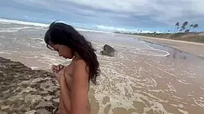 Fucking Hot Brunette Latina On Copacabana Beach In Public