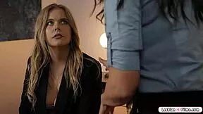 My big tits make that 19yo squirm under my cop face sit