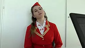 18-Year-Old Air Hostess Kacey Levert Takes Monster Black Cock First Time