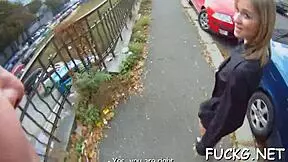 dude with spy glasses pounds amateur mature's pussy in rough contest