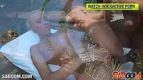 Teena Dolly rides cock cowgirl in public outdoor ballerina fuck