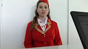 18-Year-Old Air Hostess Kacey Levert Takes Monster Black Cock First Time