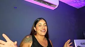 what if a lonely latina with huge tits filmed her first wild ride on a massive cock with a stranger?