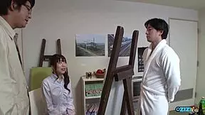 she finds his cock and knows it needs deep sucking right now