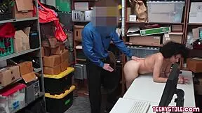 big ass ebony shoplifter maya morena fucked doggystyle bent over hard