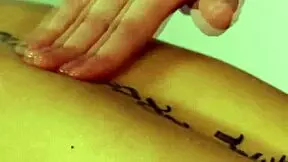 kissable kitten spreads hairless vagina wide for hard defloration