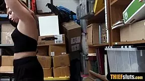 Shy chubby teen shoplifter gets humiliated bad by lp officer