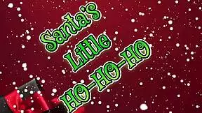Santa's Little 18+ Ho Ho Ho Teases in Lingerie!