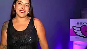 what if a lonely latina with huge tits filmed her first wild ride on a massive cock with a stranger?