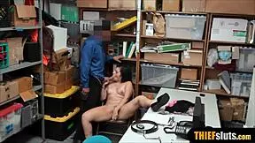Shy chubby teen shoplifter gets humiliated bad by lp officer
