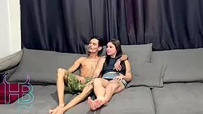 step uncle visits catches me with girlfriend then licks ass