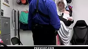 Teen Barters Blowjob but Officer Fucks Her Bent Over Hard!