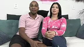 novata's first time on cam super hot with huge cock guy