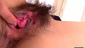 Young woman walks in and meets older guy for intense bedroom encounter.