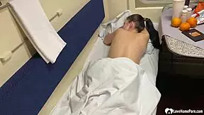 i wake roommate for deep blowjob bent over doggystyle hardcore pounding