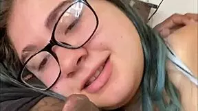 mouth's all ready for thick dick and creamy cum full vid