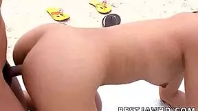 Naughty Japanese teen nanaka kyono takes outdoor creampie in uncensored JAV