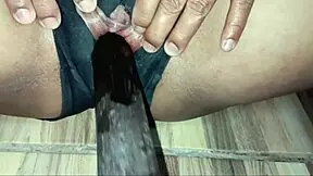 her tight pussy gripped me hard during that wild creampie fuck