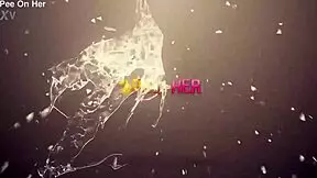 Peeonher teen 18+ brunette pisses bent over before extreme doggystyle facial