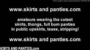 vilena wanna see my panties flash under this skirt?