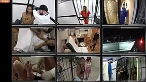 Naked latina teen patient bound in hospital gyno exam bloopers backstage😏