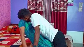 big milky boobs bhabhi gets pounded hardcore on the bed.