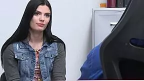 LONG LEGGED SHOPLIFTER CAUGHT BENT OVER TAKING ROUGH DOGGY PUSSY POUNDING!