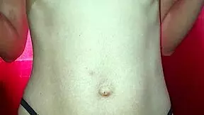 Petite puta teases tiny tits in amateur video