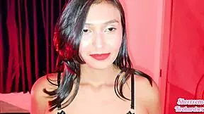 rosibel my tinder date shows up horny at hotel ready for tight pussy play