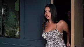 Skinny Colombian stepmom seduces muscular stepson sharing tight hotel bed