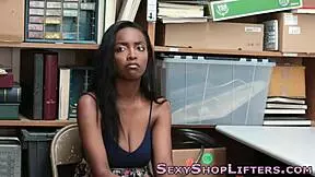 wanna see this black teen 18+ get her tight pussy pounded hard till facial cumshot?