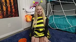 step sis kallie taylor begs for bro's thick candy cock ride now