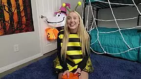 step sis kallie taylor begs for bro's thick candy cock ride now