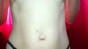 Petite puta teases tiny tits in amateur video