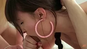 Wet Teen Sluts Valky M Finger Each Other's Shaved Pussies with Toys in Lesbian Play