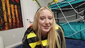 step sis kallie taylor begs for bro's thick candy cock ride now