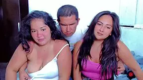 stepdad i left in charge of stepsisters they party show big latina tits i fuck them one by one