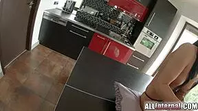 Ever wonder what happens in a blindfolded pregnant teen casting when it ends in all-internal creampie cumshot? 😏💦