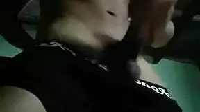 Young Tanned Colombian Hunk Jerks Cock to Cum