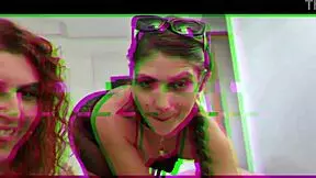 Redhead Latina Pornstar Double Blowjob Creampie Petite Tits Tight Pussy